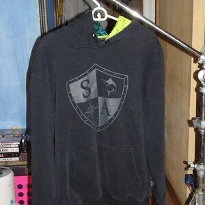 SA Company Faded black Hoodie